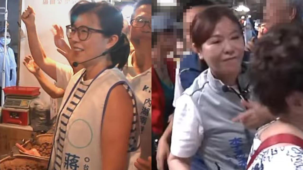 被誤認是「蔣萬安夫人」搶拍照！李彥秀遭支持者「抓傷手臂」還滲血…掃街畫面曝光