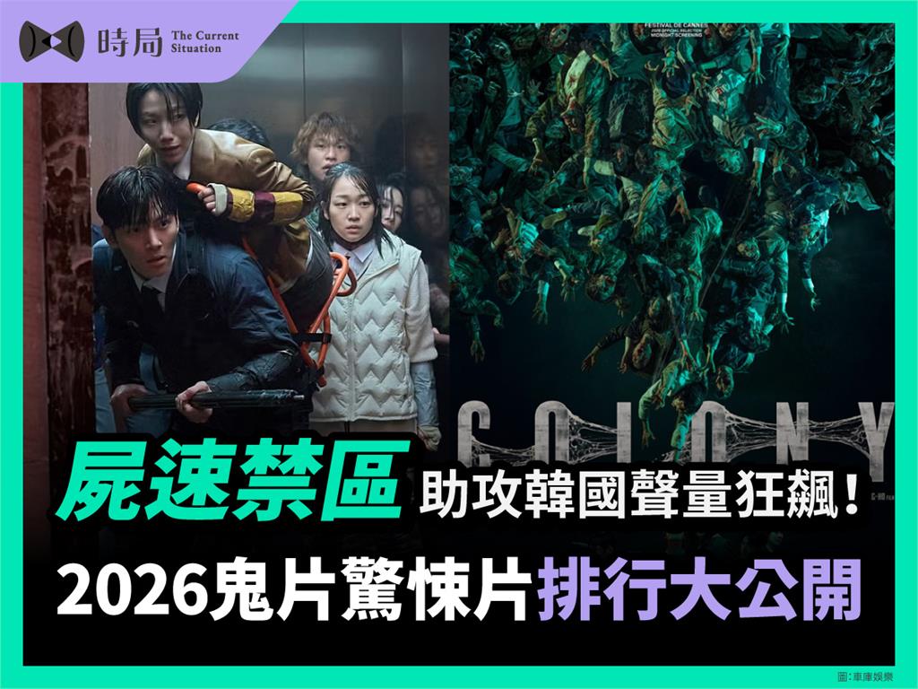 《屍速禁區》助攻韓國聲量狂飆！2026鬼片驚悚片排行大公開