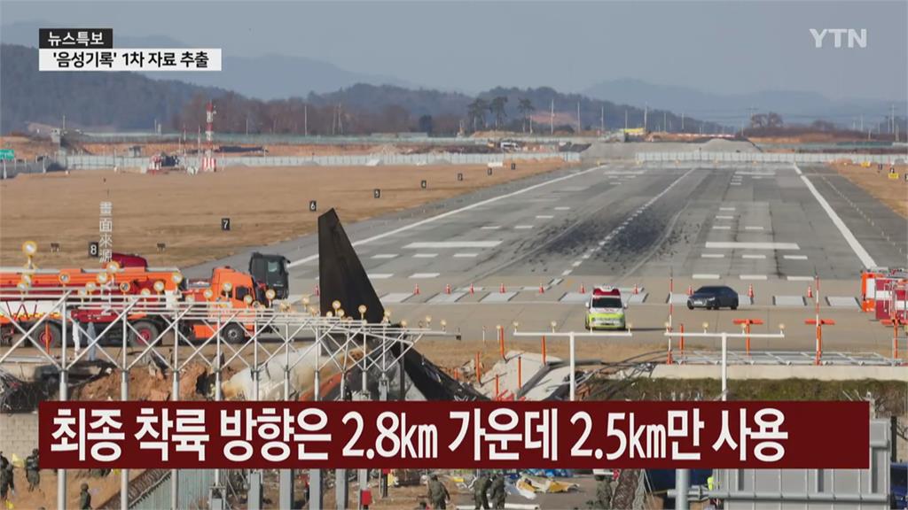 南韓空難「黑盒子」受損　轉送美國分析駕駛艙對話紀錄