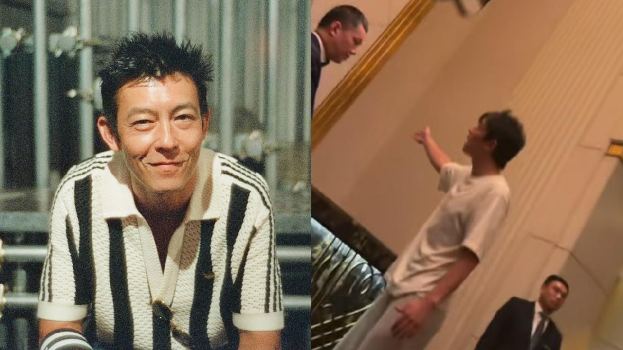 45歲陳冠希又搞事!怒指中國飯店員工「一直看我什麽意思?」黑衣人包圍現場畫面曝