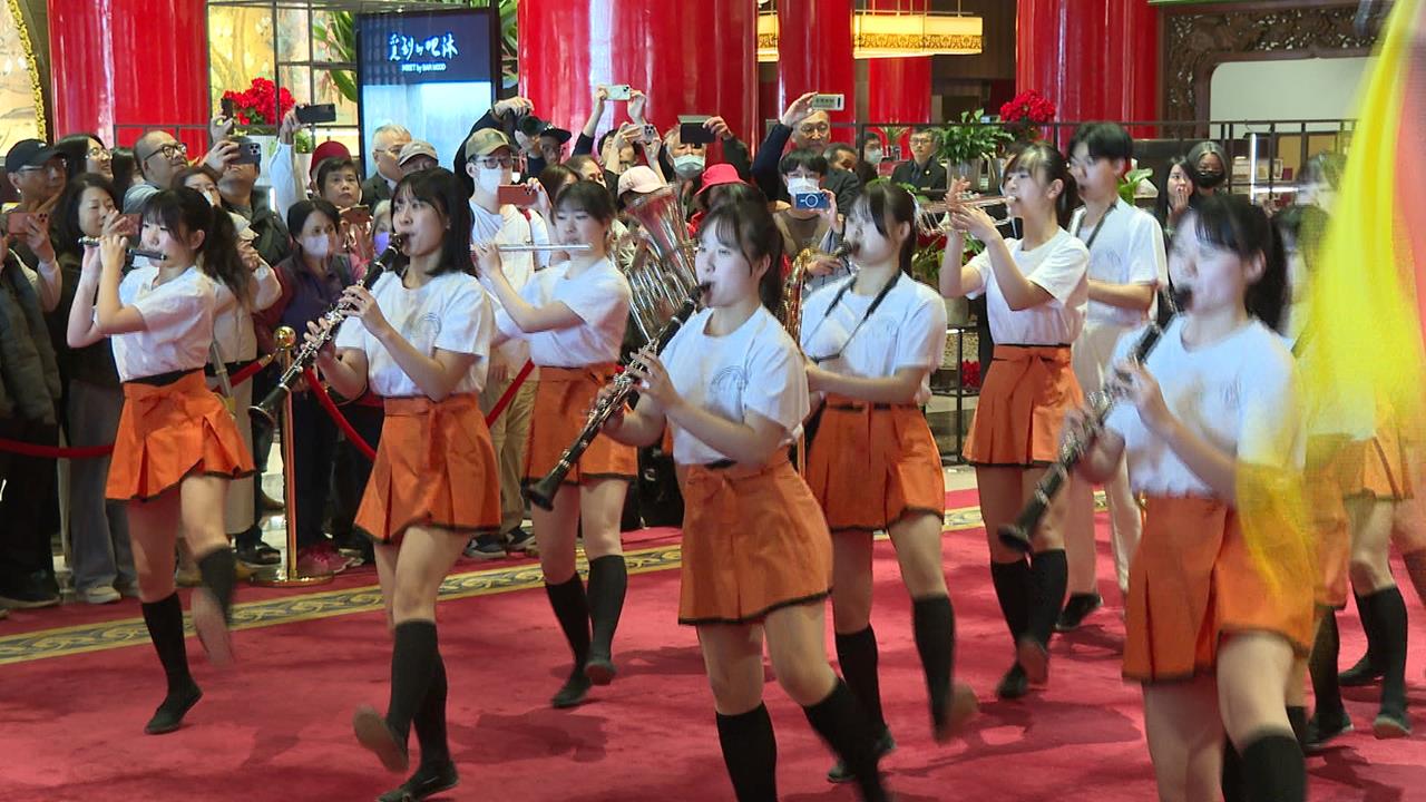 台日友好！適逢３１１地震１５週年　「橘色惡魔」圓山飯店快閃演出