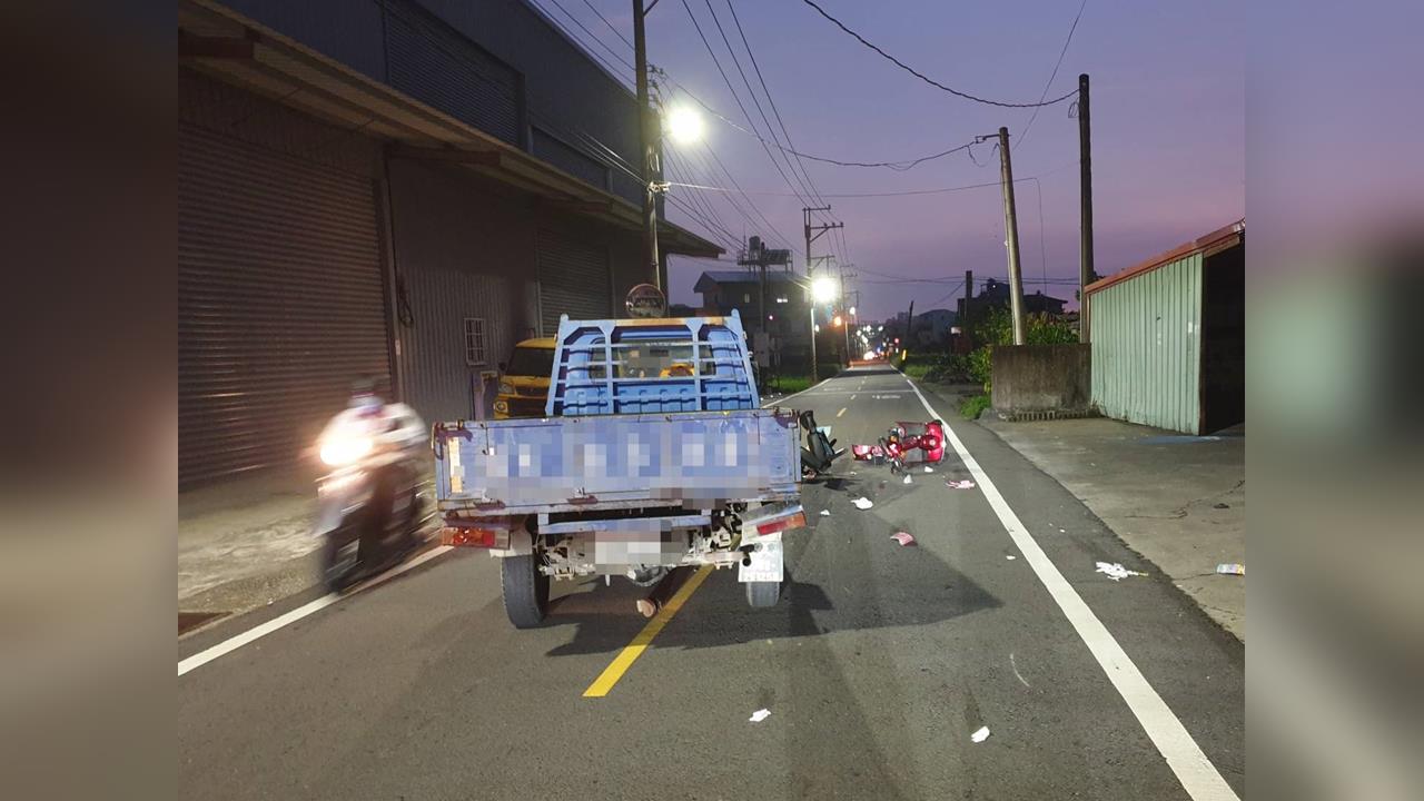 快新聞／又是酒駕肇事害命！台中男開小貨車撞爛代步車　87歲嬤送醫不治