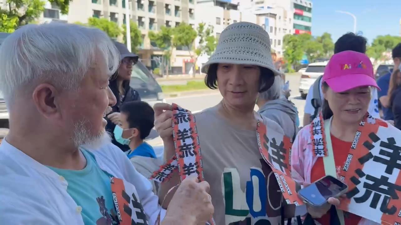 沈伯洋旋風掃全台　台東千條應援飄帶不到半小時搶光