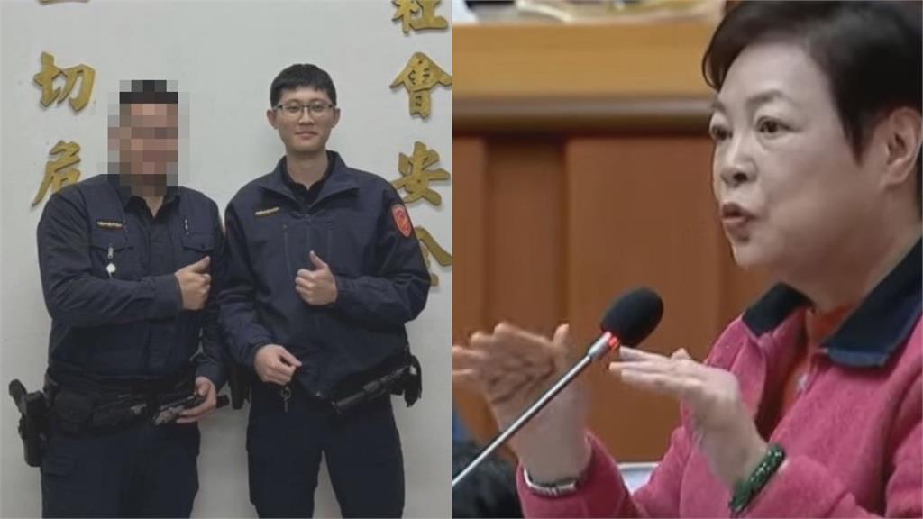 警所被撞眼睛的錯?張芳麗議會提「應注意外面」 網怒:議員請親自示範