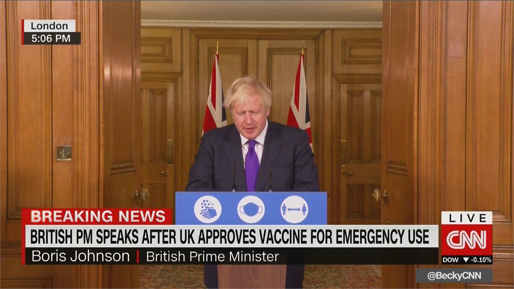 搶先全球! 英國批准輝瑞疫苗下週施打
