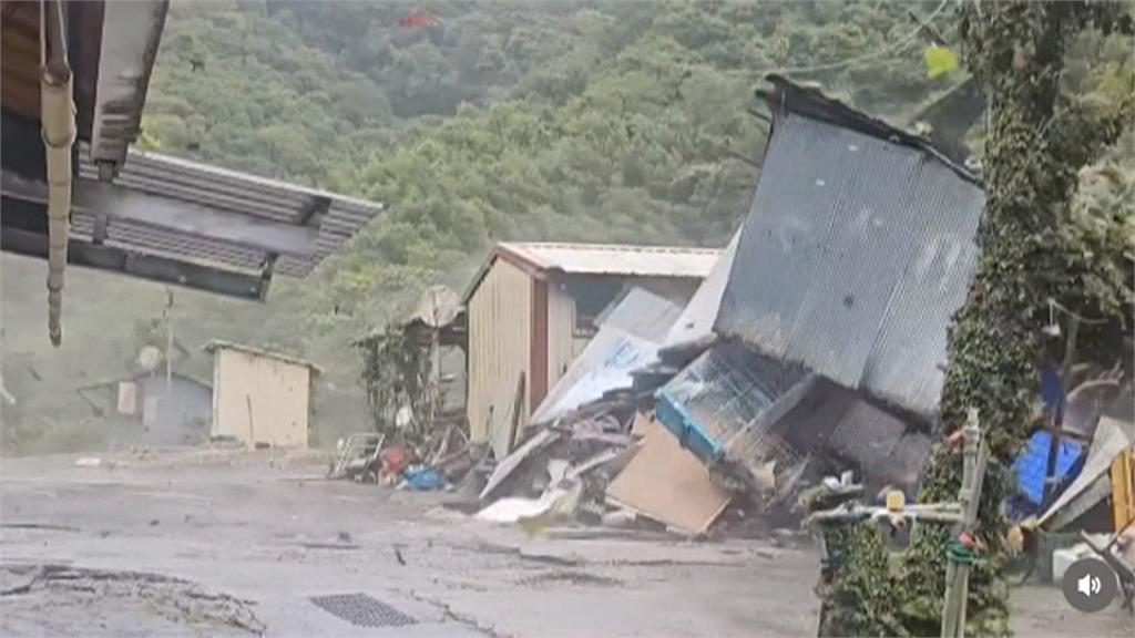 楊柳颱風過境　狂風強襲南投仁愛鄉農損慘重
