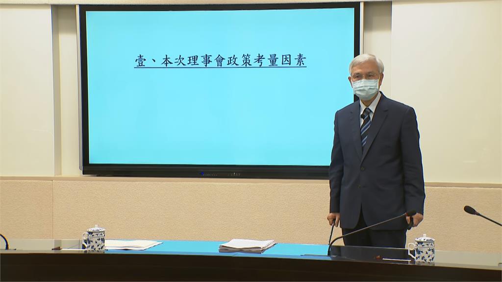 央行終結連五升！　利率維持1.875%　GDP成長保2落空