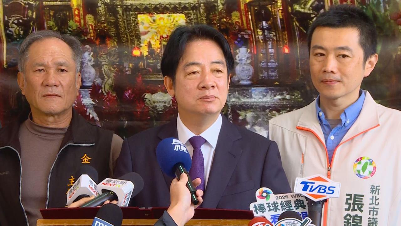 賴清德談新年施政目標　喊話立院：國防預算不能等