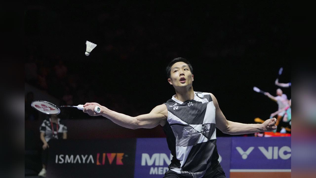 羽球(影)／台灣一哥周天成直落二再過一關！晉級法國奧爾良大師賽男單8強