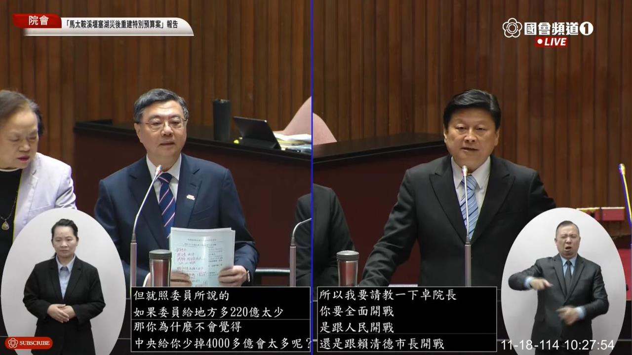 快新聞/傅崐萁竟嗆賴「昨是今非」!卓榮泰強硬反擊 韓國瑜急喊6字調停