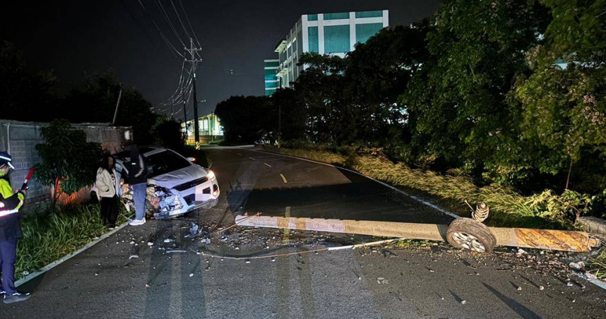 又是酒駕！桃園新屋1615戶晚間突停電　男酒駕撞斷電線桿釀禍