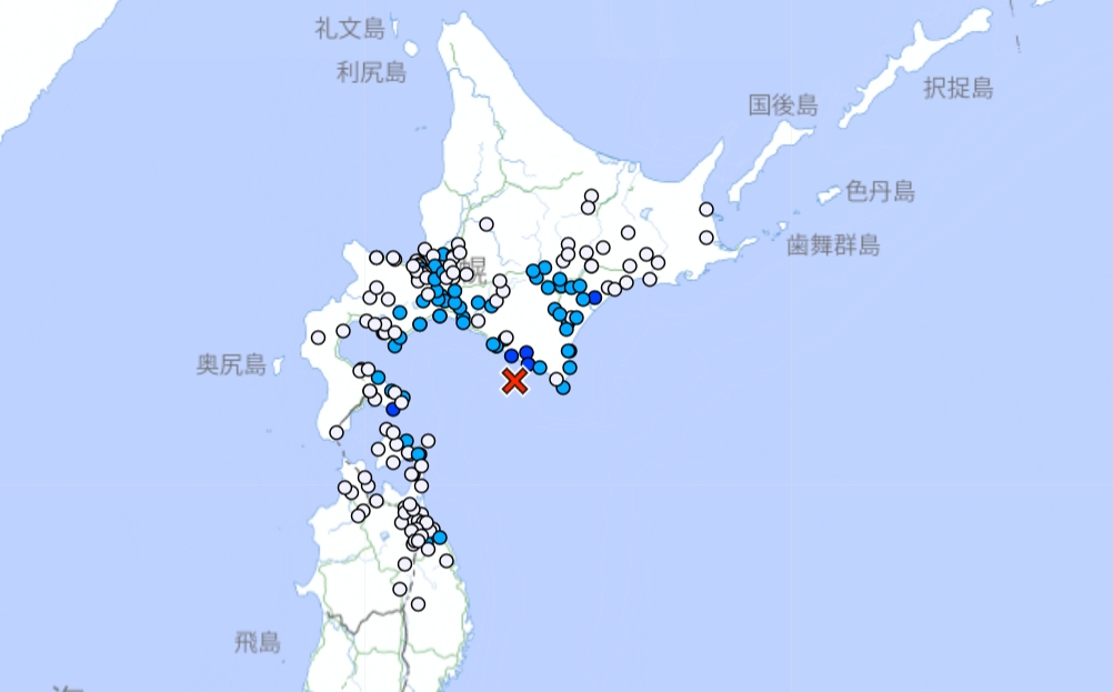 快新聞／日本北海道規模5.1地震！　最大震度3級
