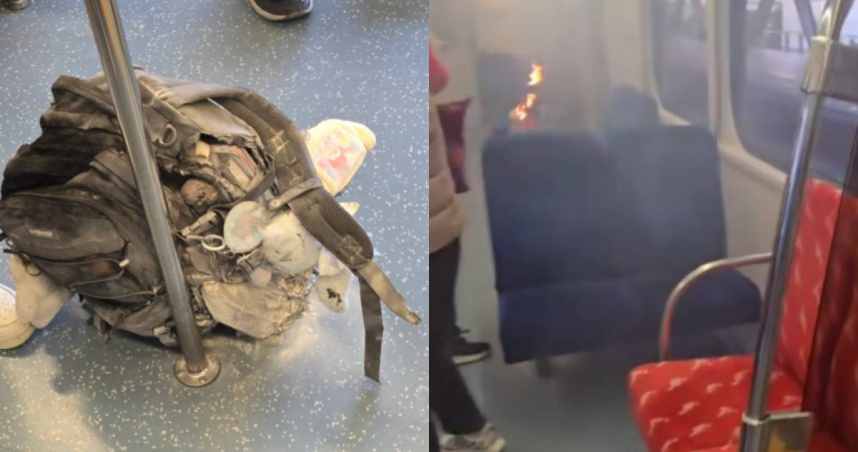 台鐵列車有行動電源自燃「車廂濃煙瀰漫」　列車長急滅火