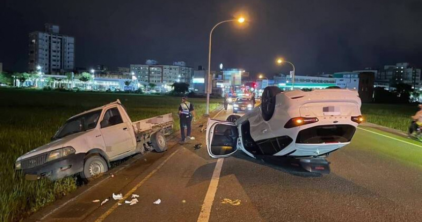 宜蘭車禍驚魂!父親駕駛翻車事故 2歲女兒手骨折驚險送醫