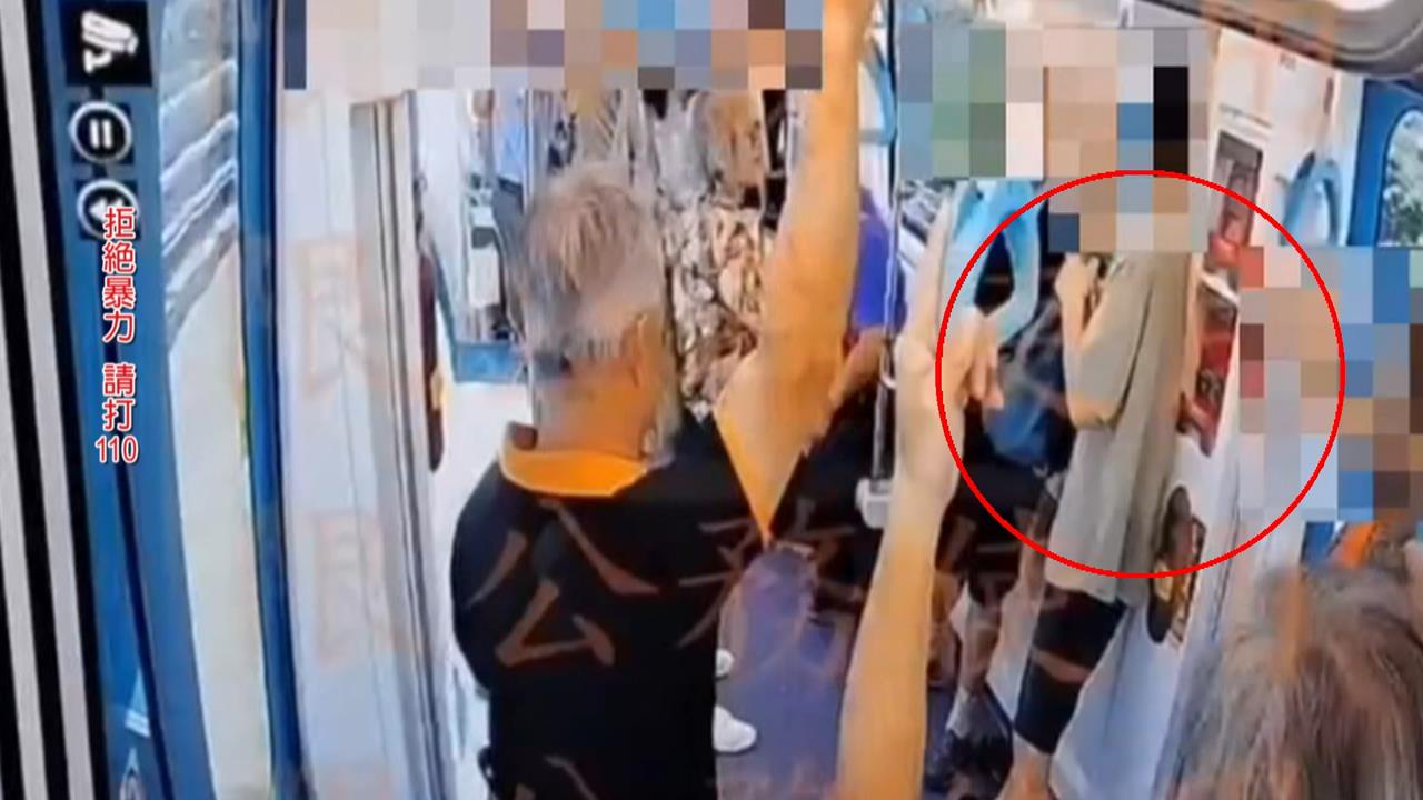 捷運三鶯線通車首起　男不滿背包被女童踢　掏美工刀