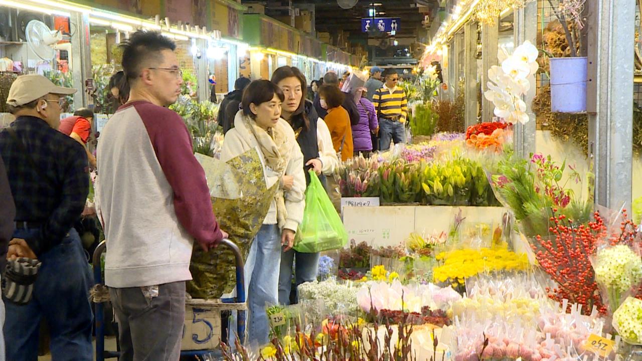 備戰春節.情人節商機! 台北花市到除夕午前108hrs不打烊