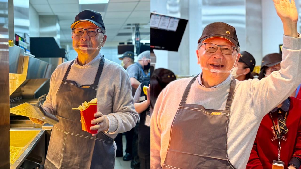 科技巨頭萌反轉變成「最貴店員」!他狂鏟薯條網驚呆「這包含金量超高」…