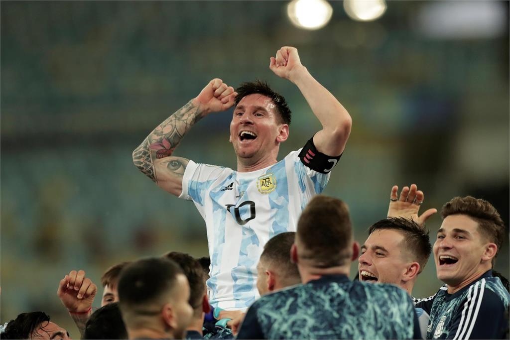 足球／阿根廷美洲盃封王　梅西擺脫國家隊無冕王之憾