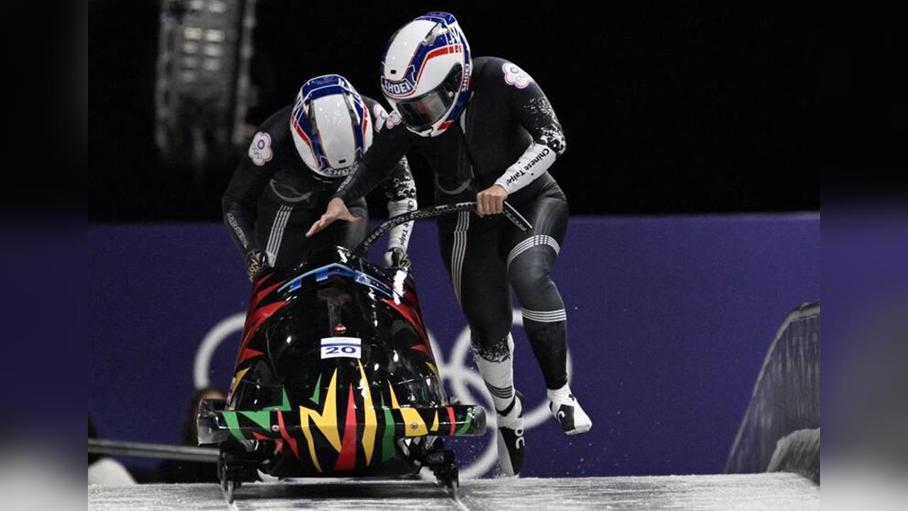 冬奧／台灣史上首組女子雙人雪車登奧運舞台！林欣蓉／林頌恩完成前兩趟寫里程碑