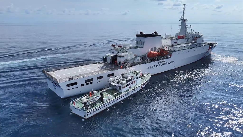 海巡署南沙太平島南援八號演練　落實人道救援無國界目標