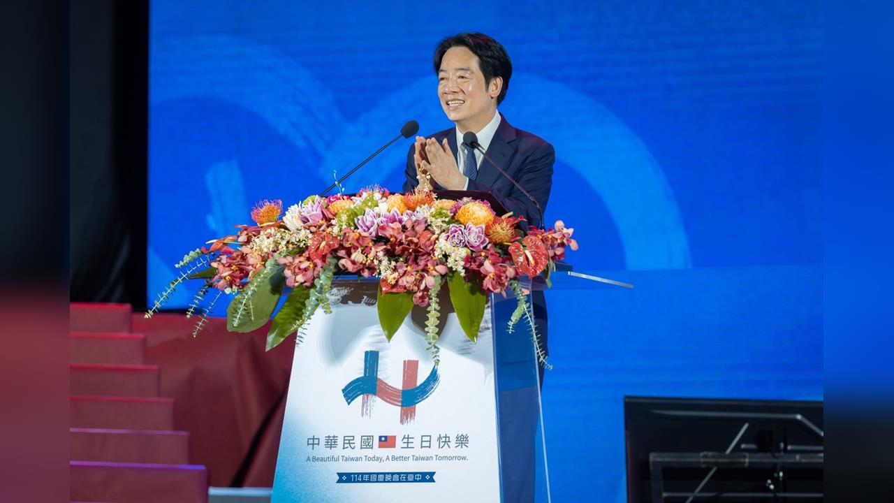 快新聞/賴清德:沒有台灣就沒有中華民國 不管遭遇任何威脅、絕不能放棄主權