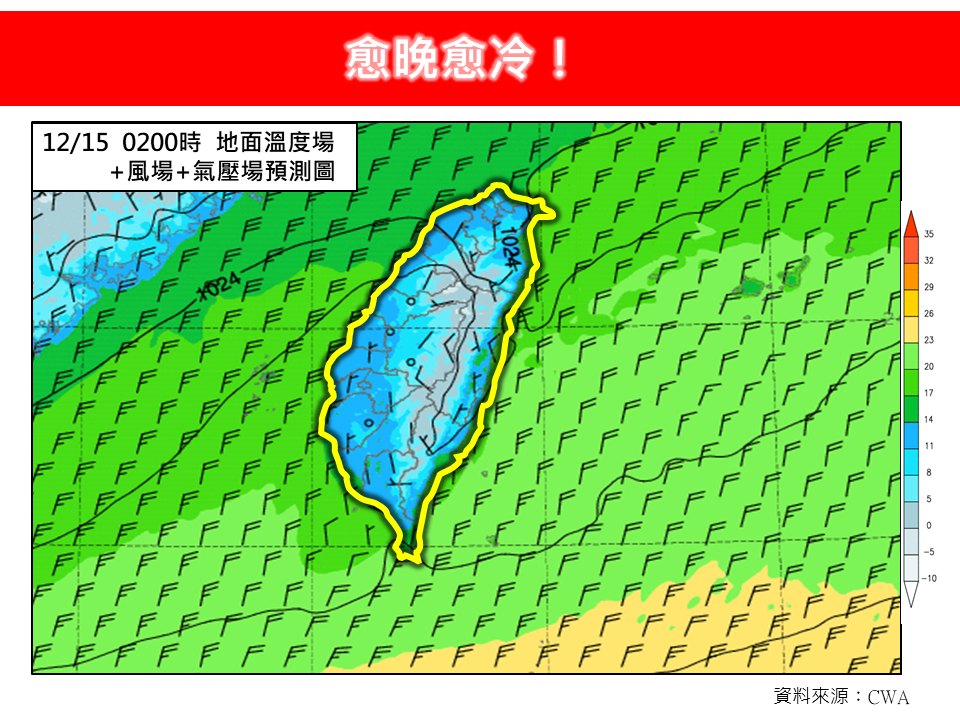 快新聞／冷氣團南下愈晚愈冷！　專家曝2條件「這期間」高山追雪有望