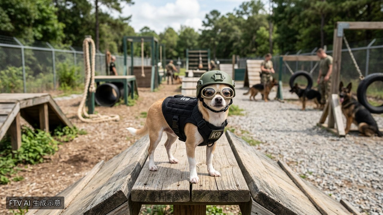 墨西哥國民警衛隊迎來超萌生力軍　迷你吉娃娃化身搜救犬
