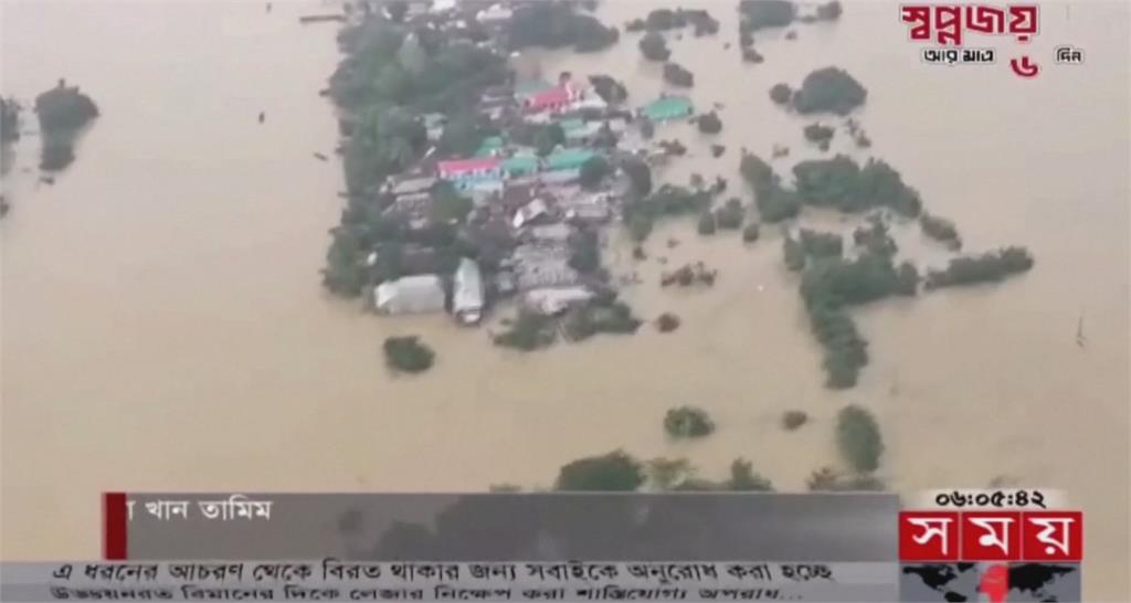 雨季發威！孟加拉20年來最慘洪災　印度土石流覆蓋商店  
