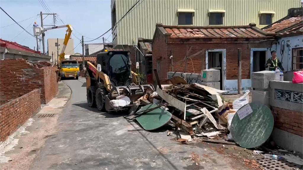 七股西寮里災情慘！　市府協助拆除建物　居民擔心無法重建