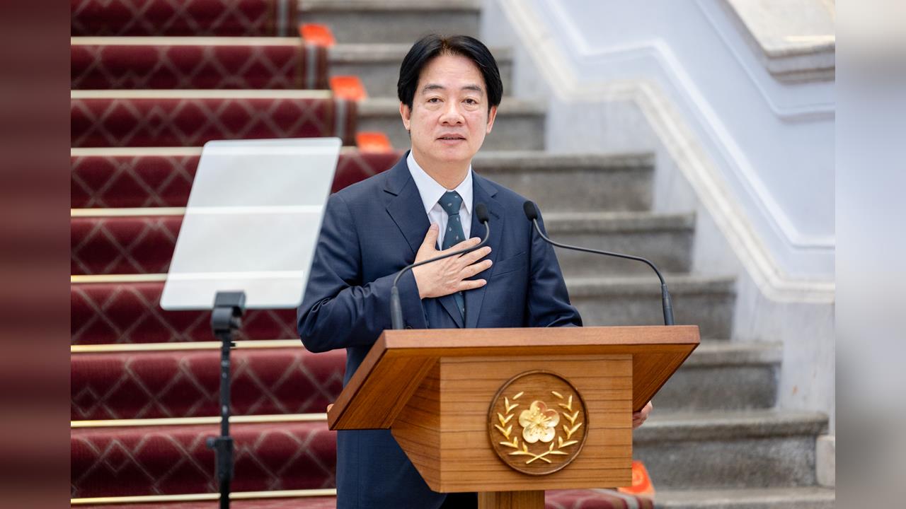 快新聞／就職滿兩週年！賴總統親主持520談話　聚焦民主、國安與經濟