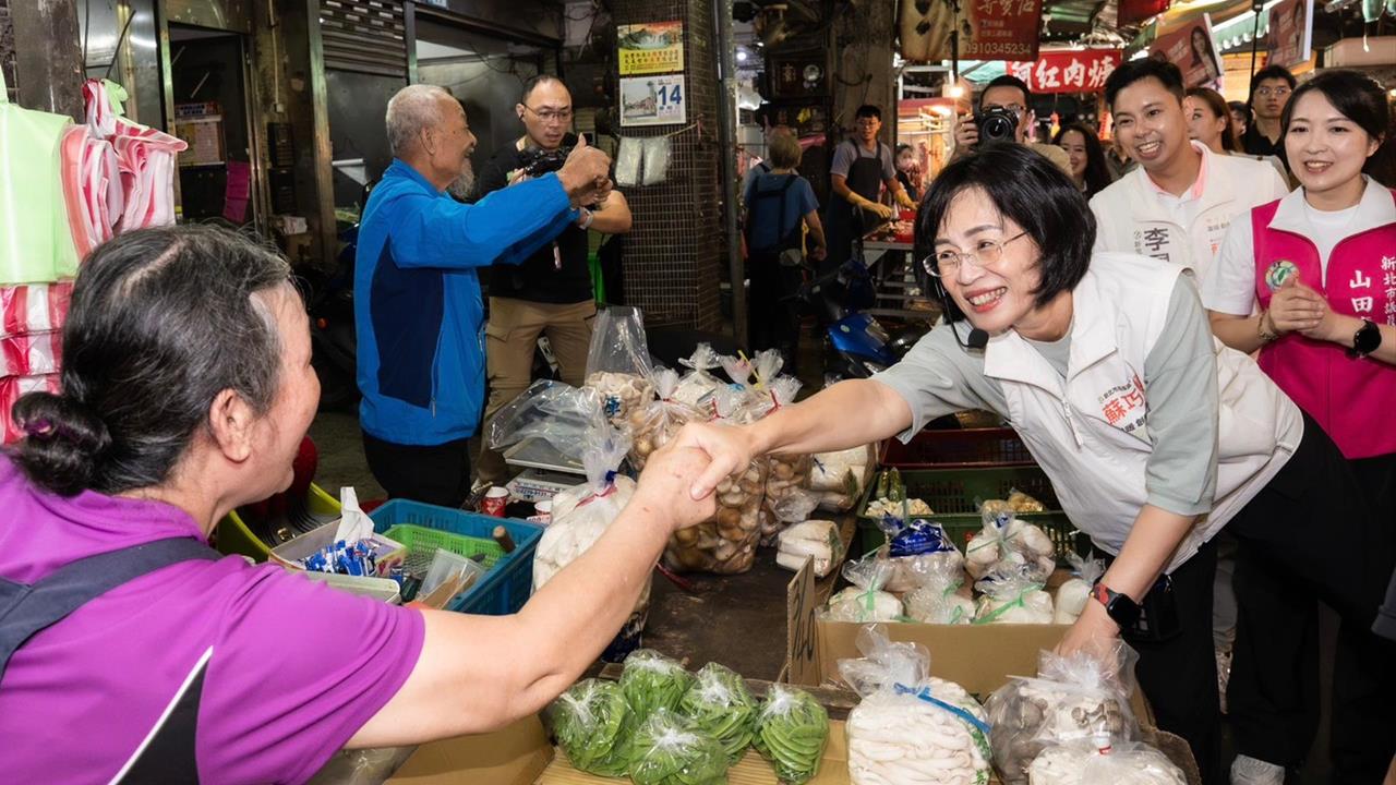 快新聞／民調領先雙位數！蘇巧慧掃街人氣爆棚　預告「室內夜市」催年輕票