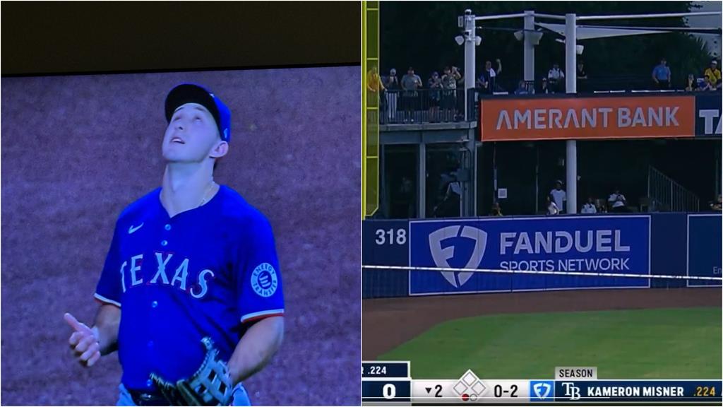 MLB(影)／球在哪？光芒「消失的全壘打」全場找無　裁判看完重播才真相大白