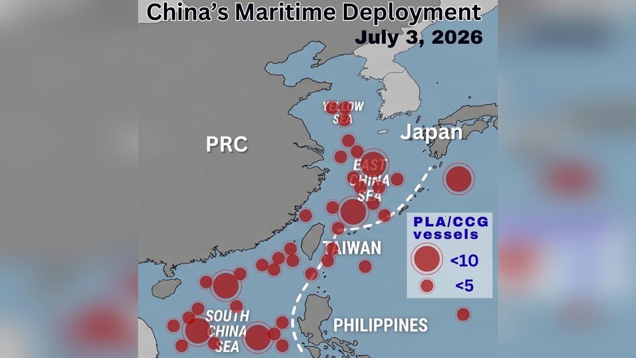 快新聞／歷史新高！中國部署第一島鏈破110艘軍艦　吳釗燮不忍開轟「惡霸」