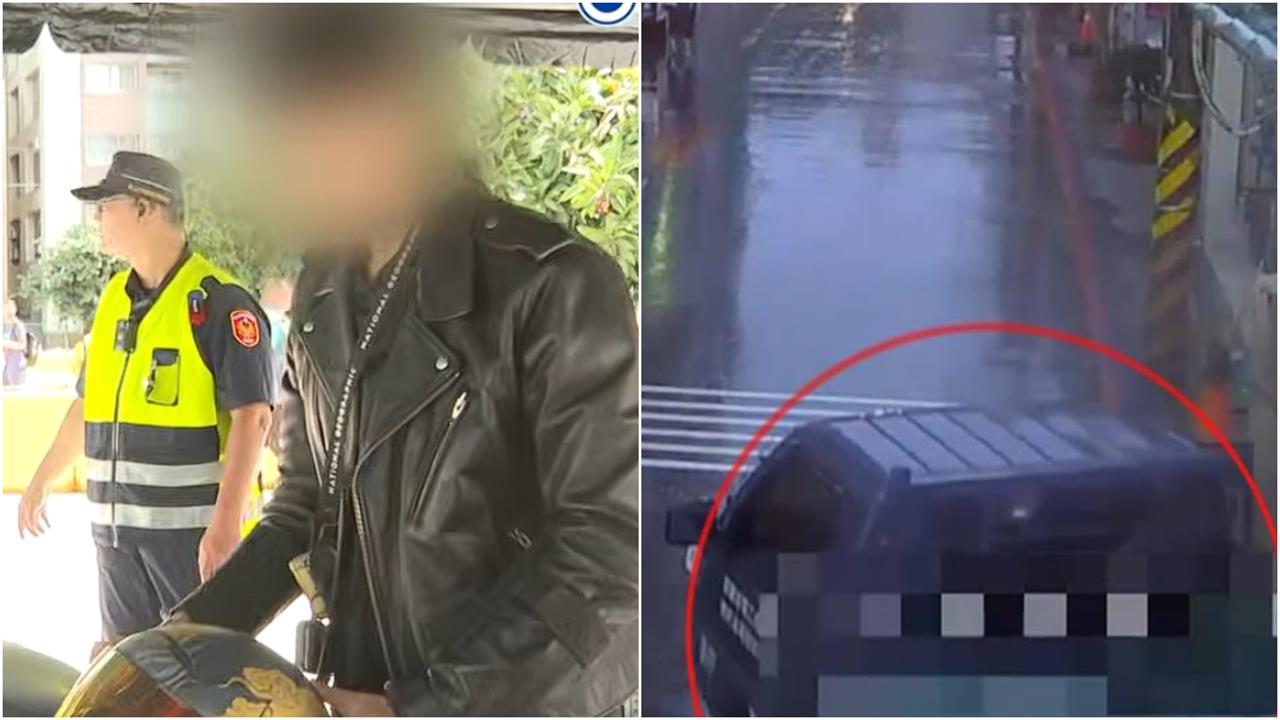 硬闖淡江大橋被扣牌「還偷小貨車」！抗議男「來自中國、已入籍台灣」下場慘了