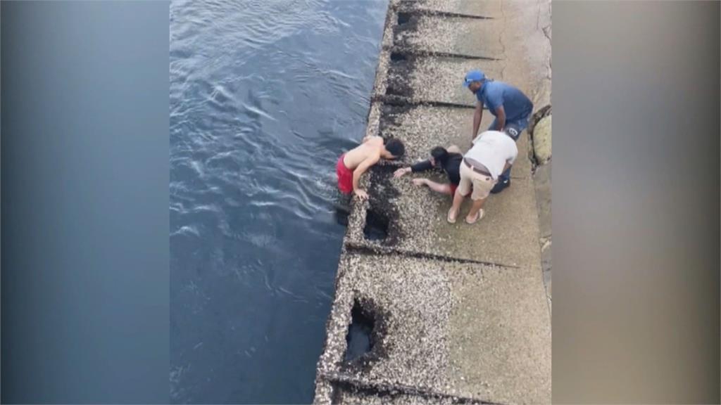少年「泳」救婦　跳水救援溺水婦人與死神搶命