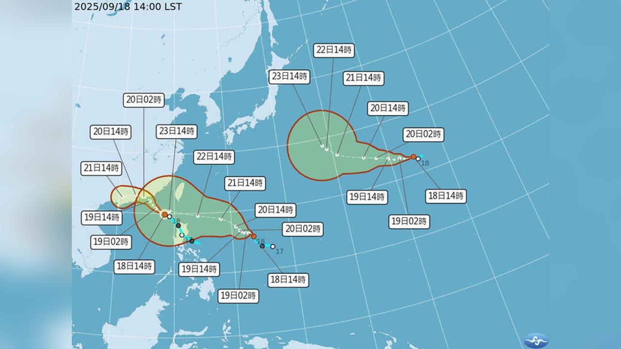 快新聞／3颱共舞！樺加沙、浣熊最快今晚生成　估週日晚上發海警