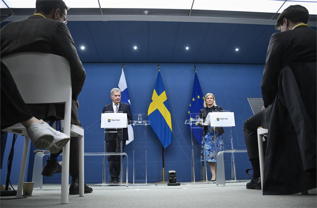 快新聞／芬蘭、瑞典共同宣布　2國18日提出加入北約申請表
