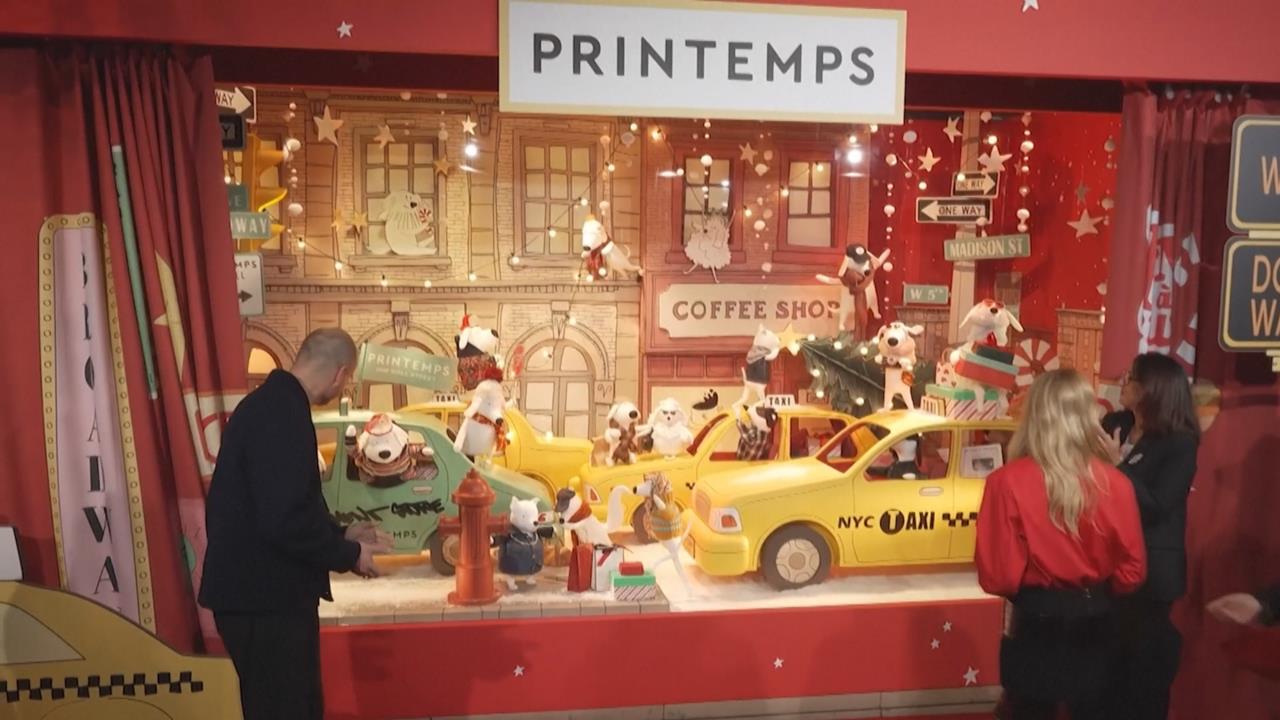 耶誕季來了！巴黎耶誕櫥窗亮相　維也納市集熱鬧登場