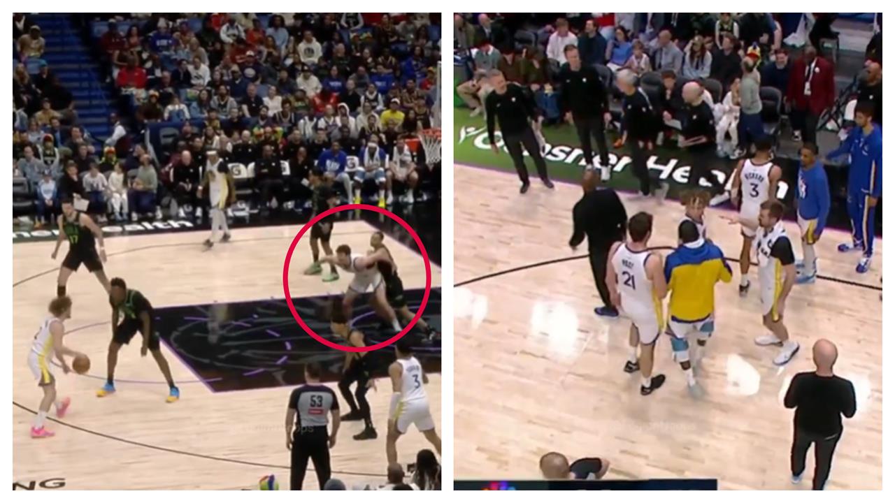 NBA(影)/勇士小將因不傳球內鬨!格林發揮老大哥價值做「這一動作」兩人當場和解