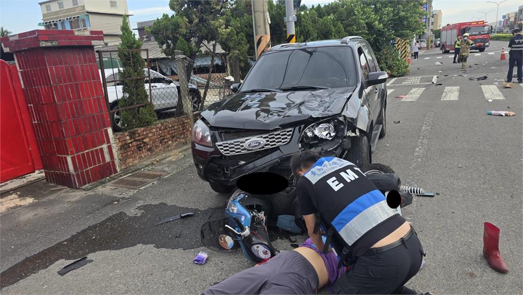 快新聞／碰！台南清晨驚傳重大車禍　2女遭汽車撞飛身亡