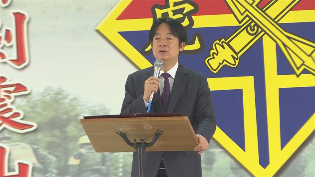 快新聞／赴台中勗勉砲兵58指揮部！　賴清德：會持續推動國防改革、爭取更多預算