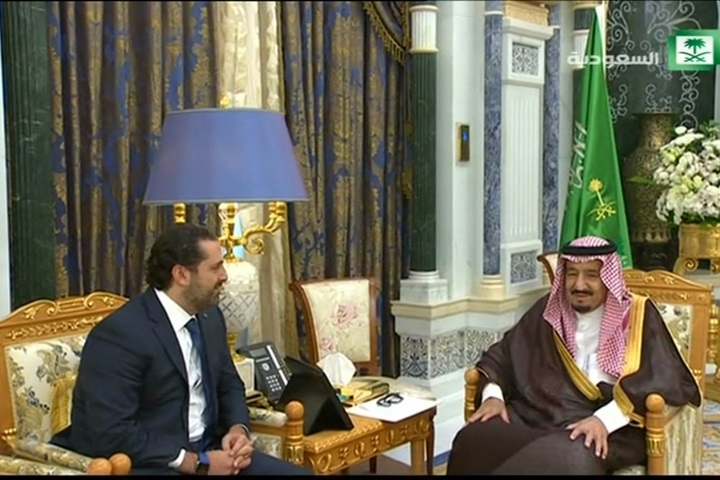 黎巴嫩總理訪沙烏地阿拉伯 閃辭總理職務