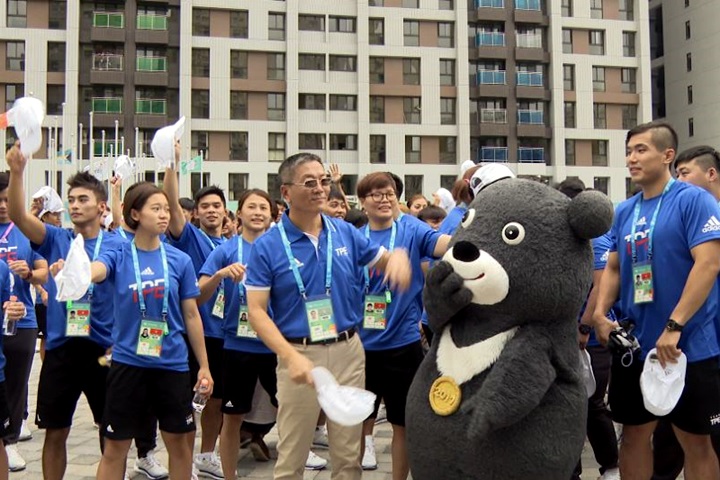 世大運選手村升旗 健兒高顏值超吸睛