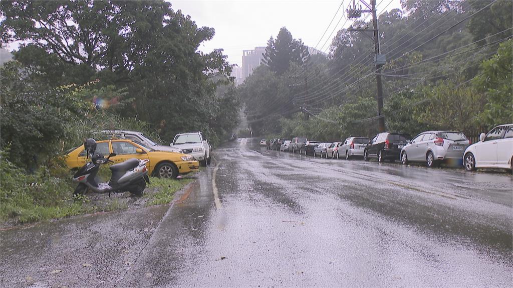 有沒有這麼濕？北台灣下雨下到發霉 汐止汽車擋風玻璃溝槽長出小草