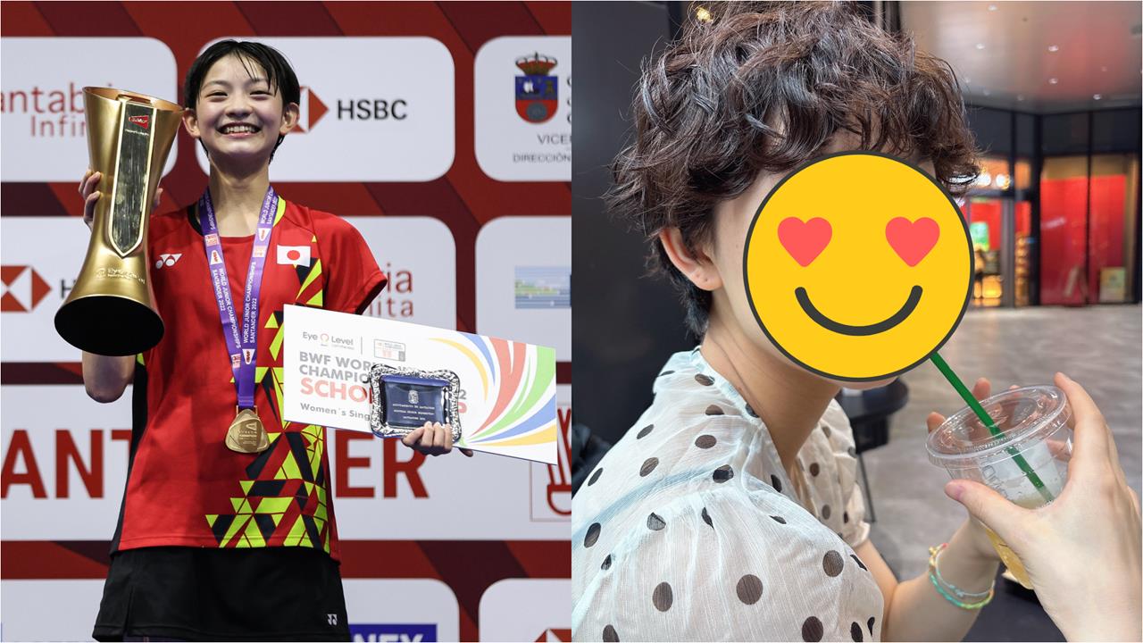羽球／一換私服認不出！「世界第九女單」宮崎友花捲髮掀暴動　球迷狂喊：世界第一可愛
