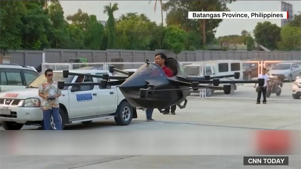 開車飛上天！菲發明家打造無人機客機