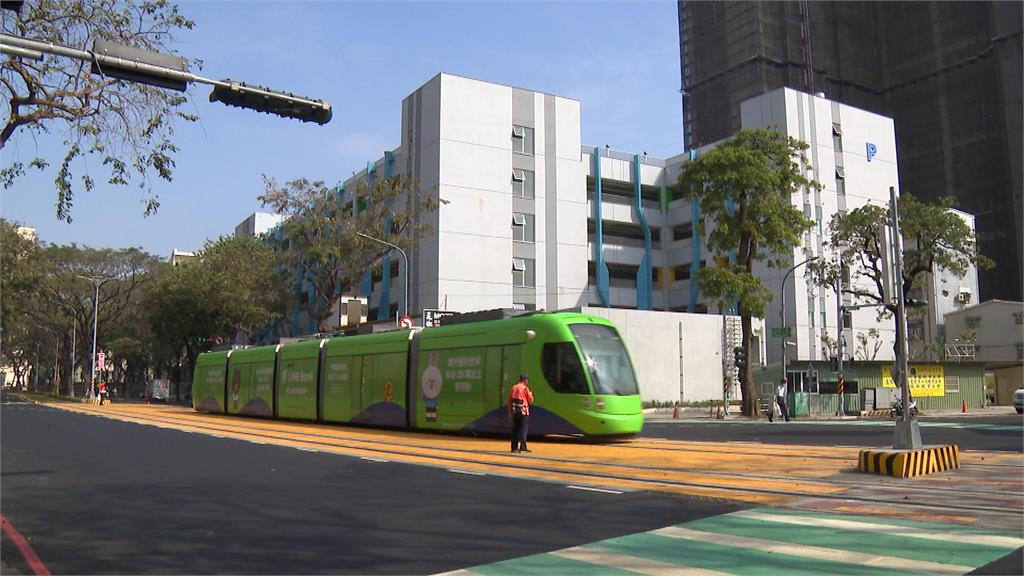輕軌成圓拚完善路網 高雄高工停車場試營運