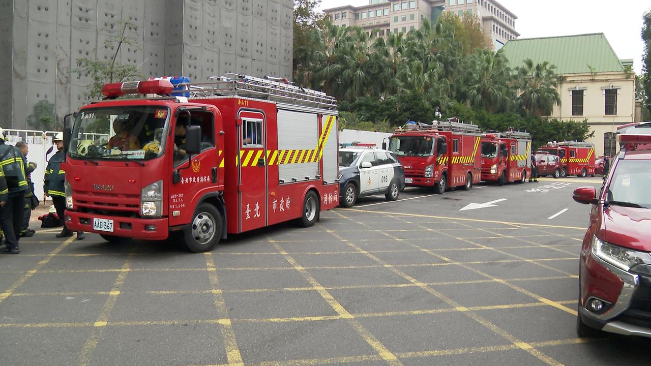 台大醫院東址南棟火警! 施工火花下墜引燃6樓雜物釀禍