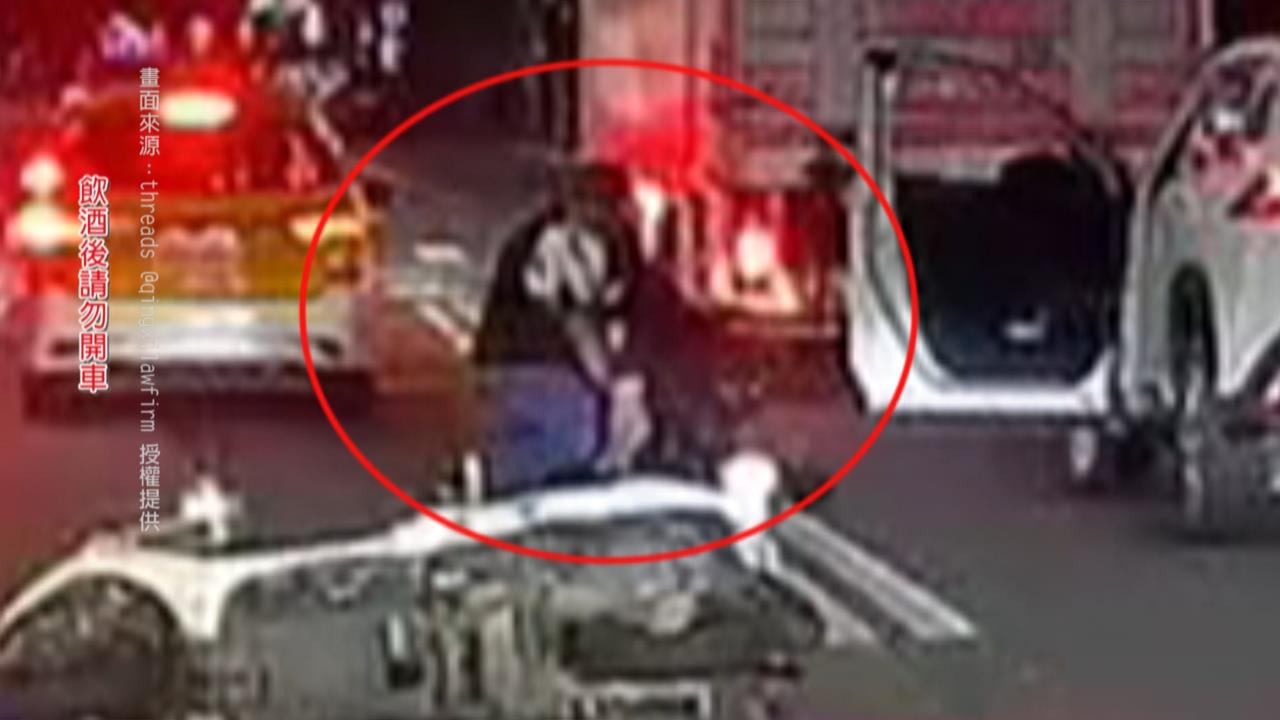 林口男酒駕拒檢逃逸　員警「掏槍」喝止成功壓制駕駛