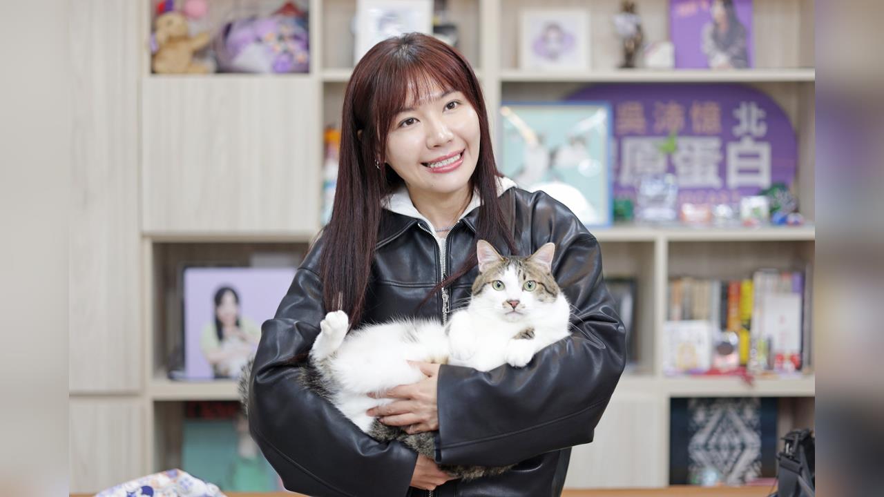 快新聞/鏟屎官快看!開箱動物避難包 吳沛憶「撸肥貓」超萌畫面曝光